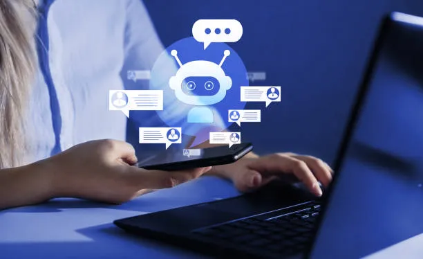 Абстрактная визуализация AI